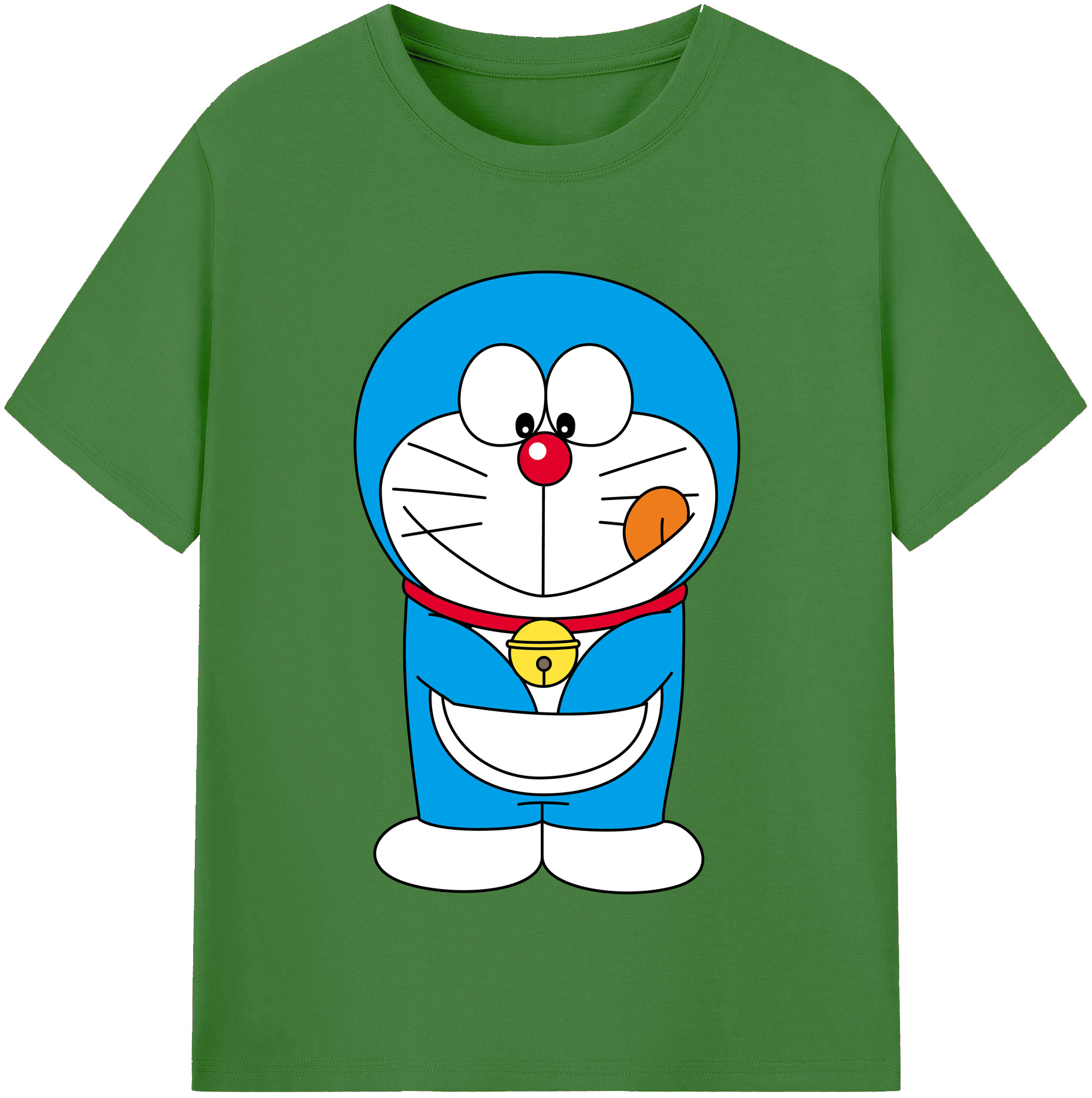 （画像用） ドラえもん Doraemon レディースカジュアルプリントTシャツ（綿100％）